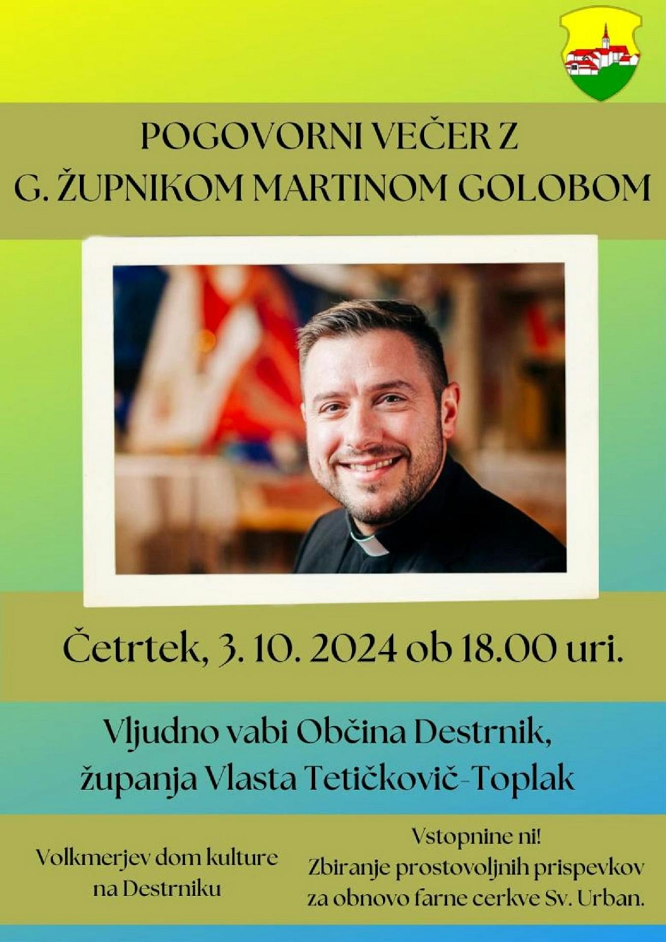 Pogovorni večer z g. župnikom